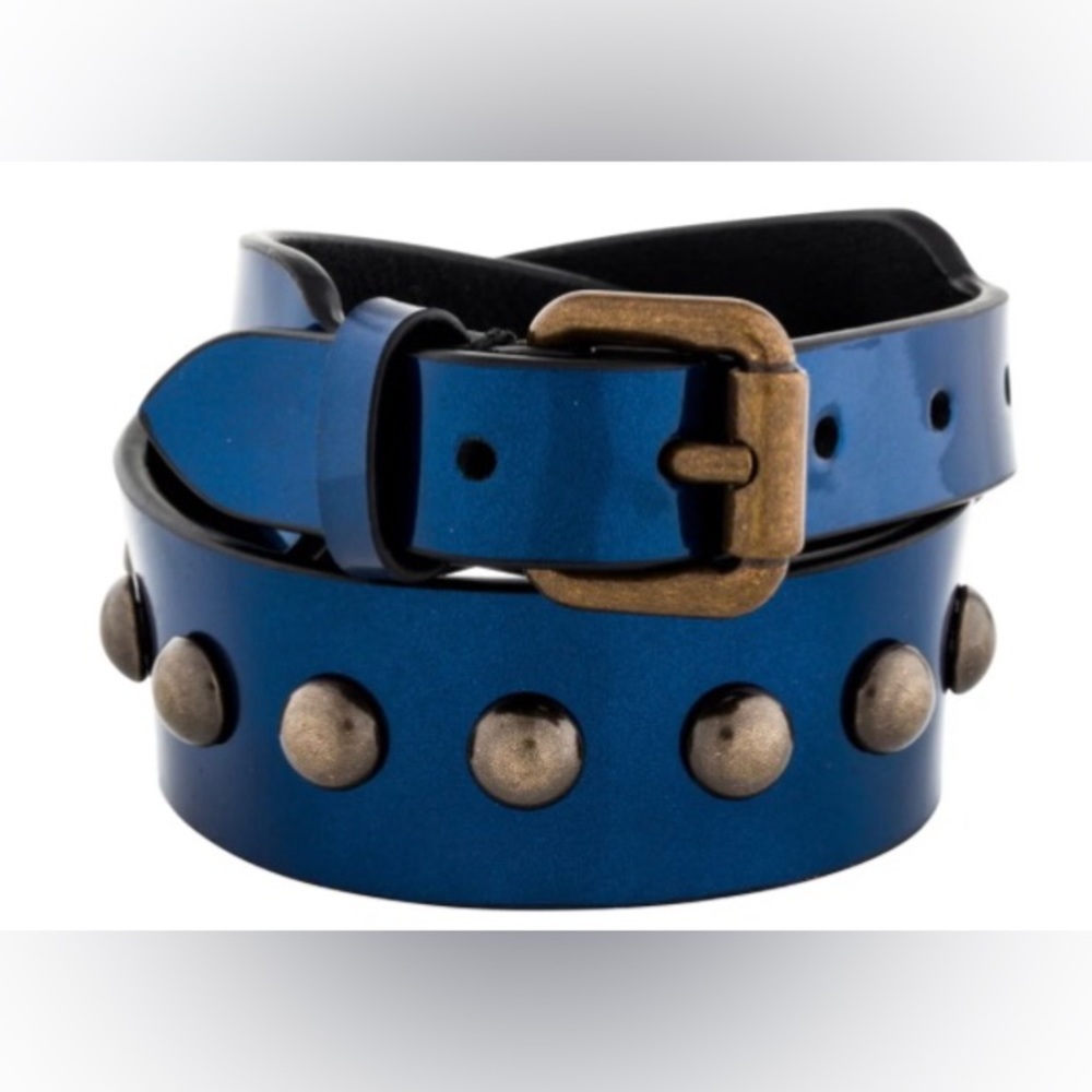 🔥TOMAS MAIER AUTHENTIC🔥Leather Wide Stud Wrap Bracelet🔥